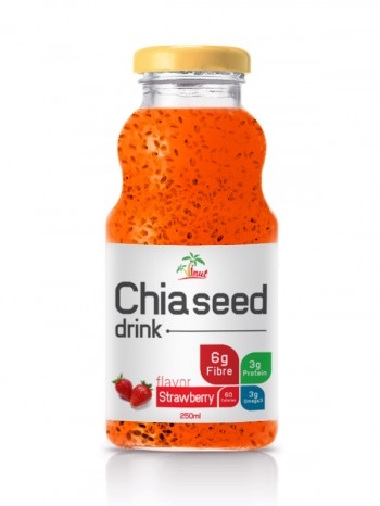 Chia Seed Drink Strawberry Flavor